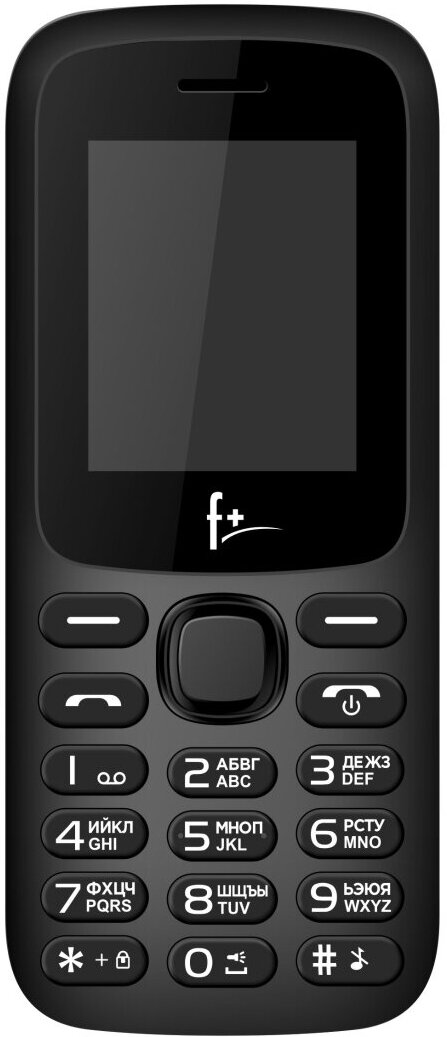 Мобильный телефон F+ F197 1.77", 600 мА·ч, micro-USB, черный (F197 Black)