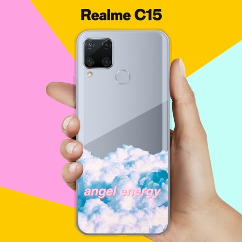 Силиконовый чехол на realme C15 Angel / для Реалми Ц15 силиконовый чехол на realme c15 лама для реалми ц15