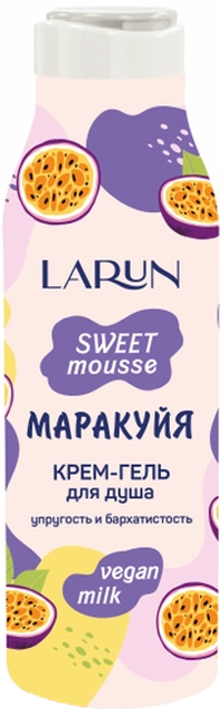 Крем-гель для душа Larun Sweet Mousse Маракуйя 400 мл