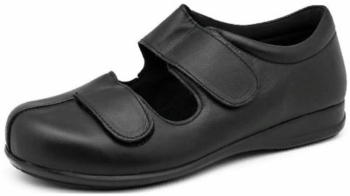 Туфли ортопедические (Кожа) Обувь диабетическая Обувь женская большие размеры Размер 40