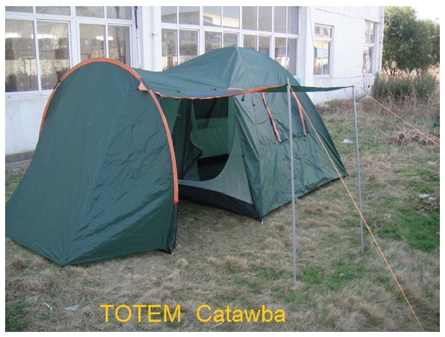 Палатка Catawba 4 V2 зеленый (TTT-024) Totem - фото №3