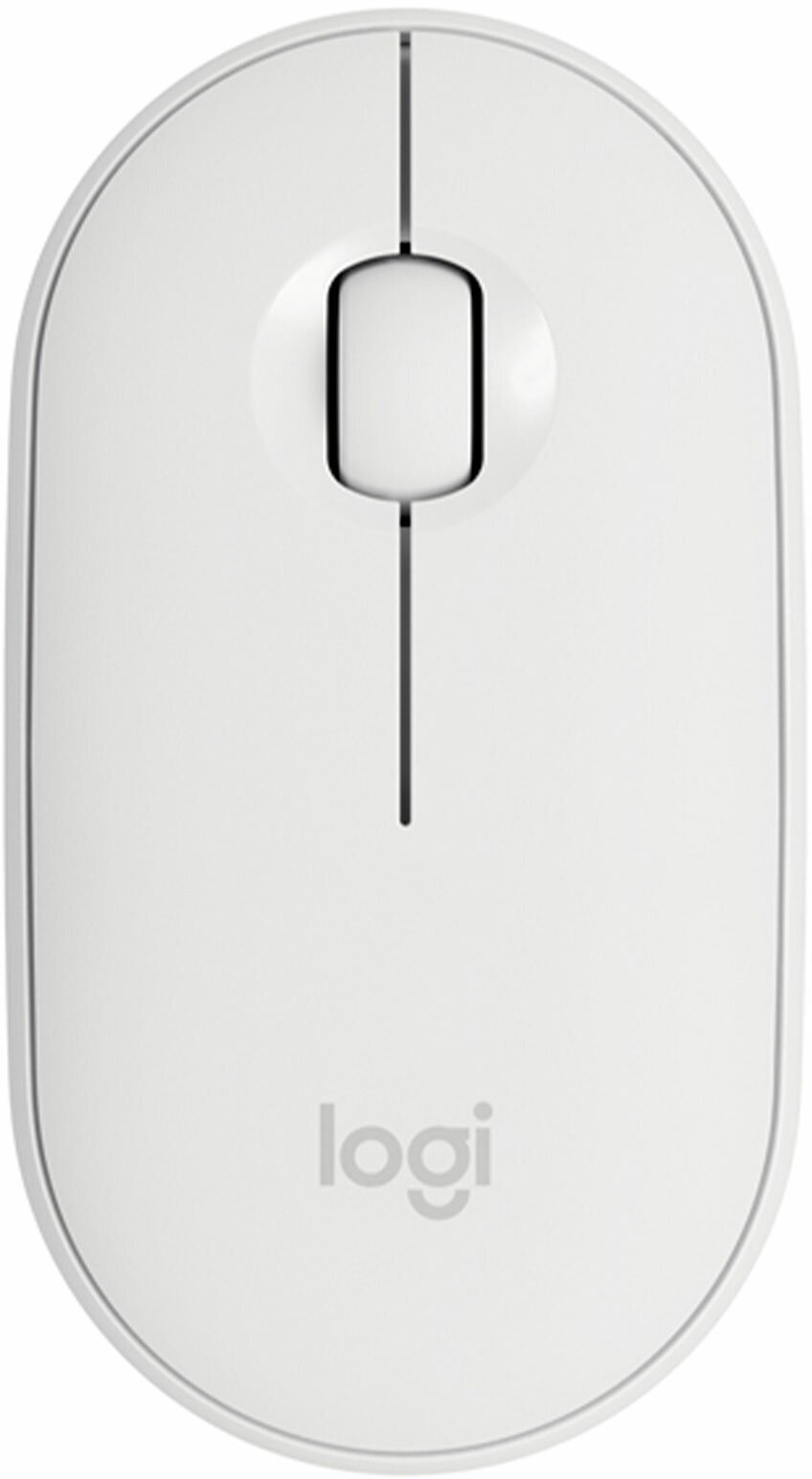 Периферийные устройства Logitech Мышь Logitech Wireless 2 Pebble M350, белый