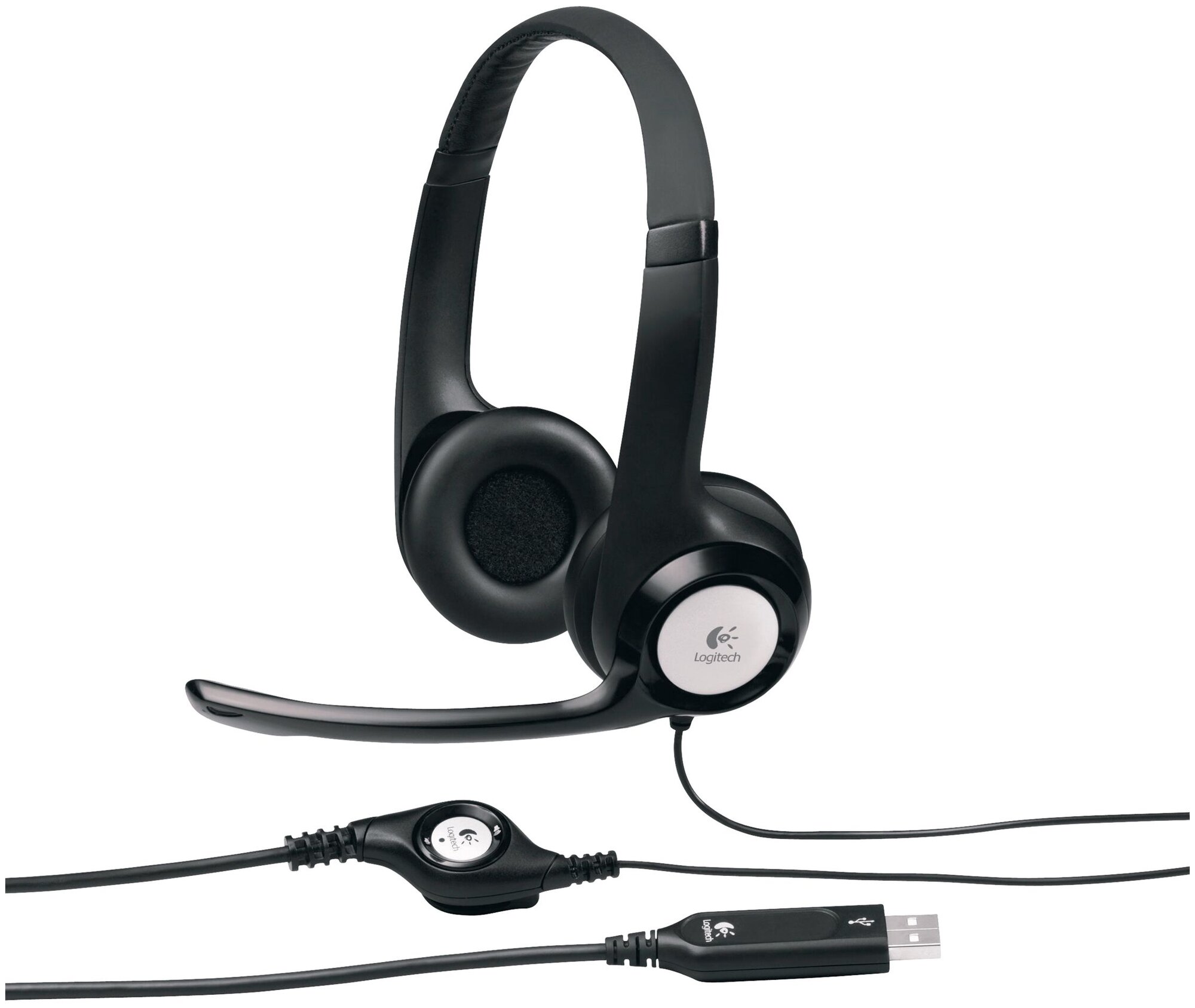 Проводные наушники Logitech Stereo Headset H390