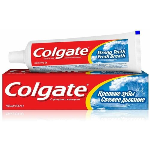 Зубная паста " COLGATE" Свежее дыхание Крепкие зубы 100 мл- 9 штук