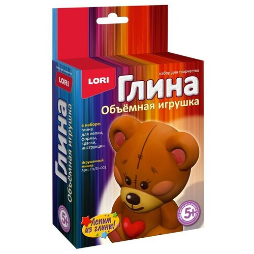 Набор для изготовления игрушка из глины Игрушечный мишка, Пз/Гл-002