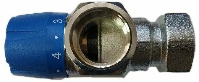 Трехходовойесительный клапан термостатический Tim TMV811-02 муфтовый (ВР) Ду 15 (1/2") Kvs 13