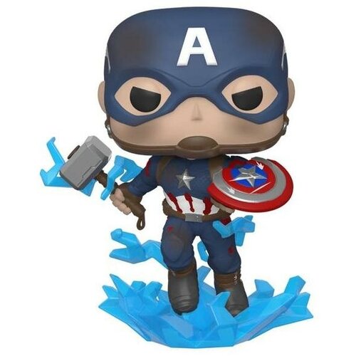 фигурка funko pop marvel avengers endgame bro thor with pizza Фигурка Marvel Funko POP! Avengers Endgame Captain America with Broken Shield&Mjolnir (573)