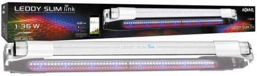 Cветильник светодиодный Aquael Leddy Slim Link 36W с дистационным управлением, белый (100-120см/1000 . - фотография № 4