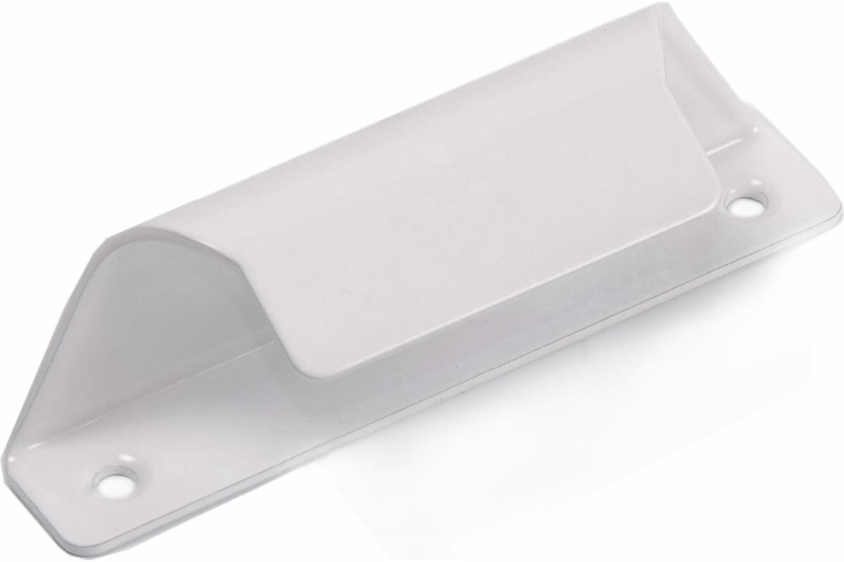 Ручка балконная металлическая для пластиковой двери белого цвета - фотография № 5