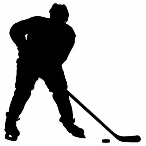Наклейки на авто, наклейка на авто, хоккей, хоккеист