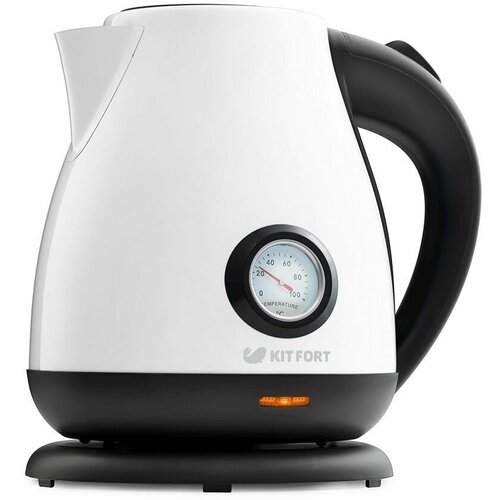 Чайник электрический KITFORT КТ-642-3 2200Вт белый и черный 378000₽