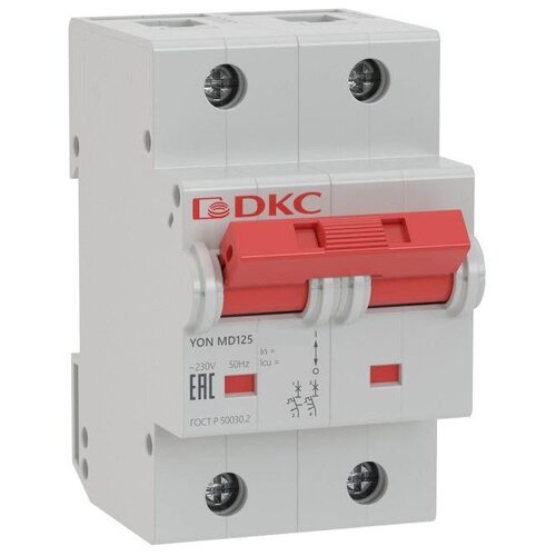 Автоматический выключатель DKC YON MD125-2NC125 C 15kA 125 А
