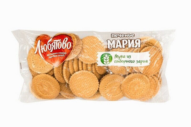 Любятово/ Печенье затяжное Мария, 500 г