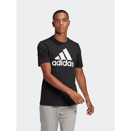фото Футболка adidas, размер m, черный