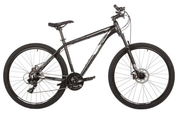 Горный велосипед Stinger Bike Stinger 27.5" Graphite STD черный, размер 16"