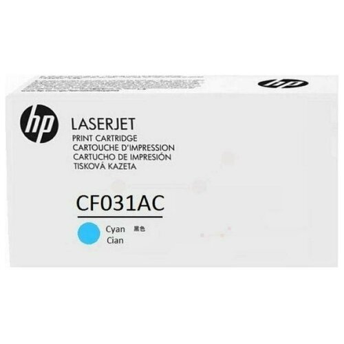 HP Картридж оригинальный HP CF031AC 646A синий контрактный 12.5K hp картридж оригинальный hp q5951ac 643ac синий контрактный 10k