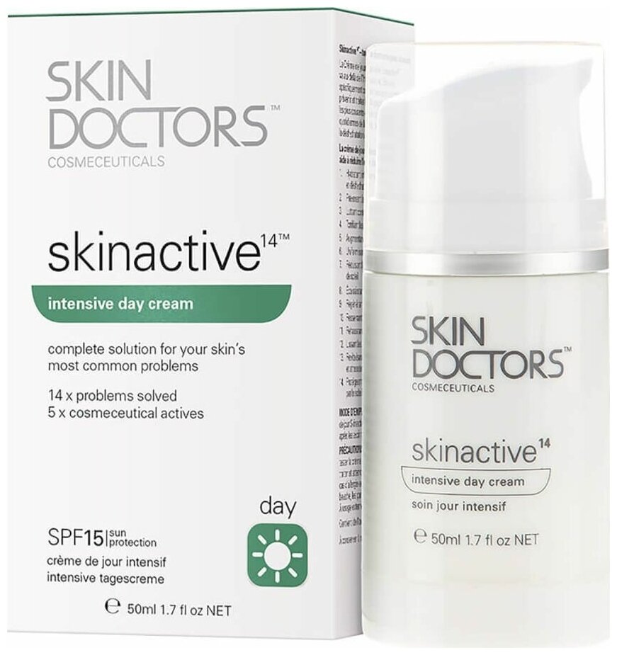 Skin Doctors "SkinActive" Крем для лица интенсивный, дневной крем, 50 мл