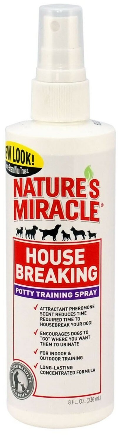 Спрей для приучения к туалету собак 237мл Natures Miracle House-Breaking Spray - фотография № 2