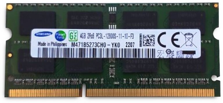 Оперативная память Samsung 4 ГБ PC3L (DDR3L) 1600 МГц SODIMM 1,35v