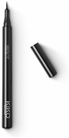 KIKO MILANO Стойкая подводка для глаз для максимальной четкости Micro Tip Eyeliner (Black)