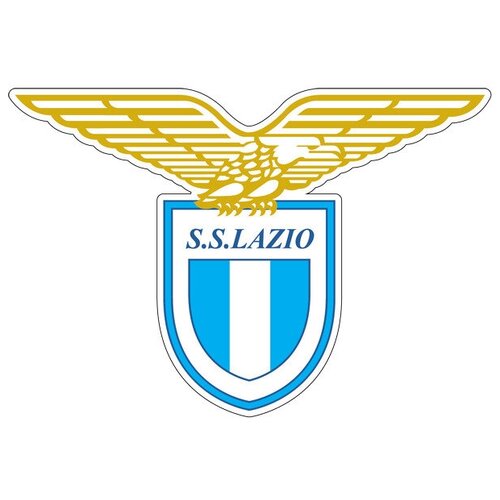 Наклейка Lazio FC, 15х10 см
