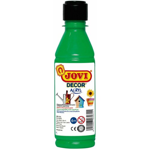 фото Краска акриловая jovi, 250мл, пластиковая бутылка, зеленый, 288193