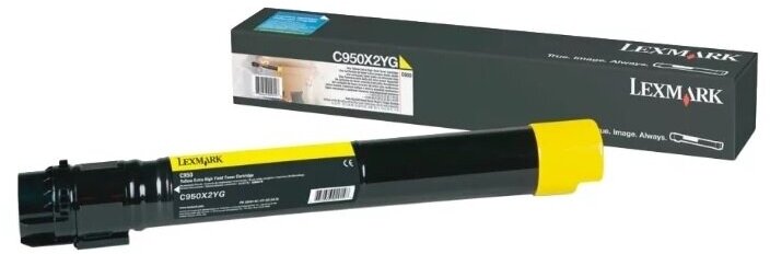 C950X2YG Принт Картридж Lexmark C950 Extra High Yield Желтый 22K