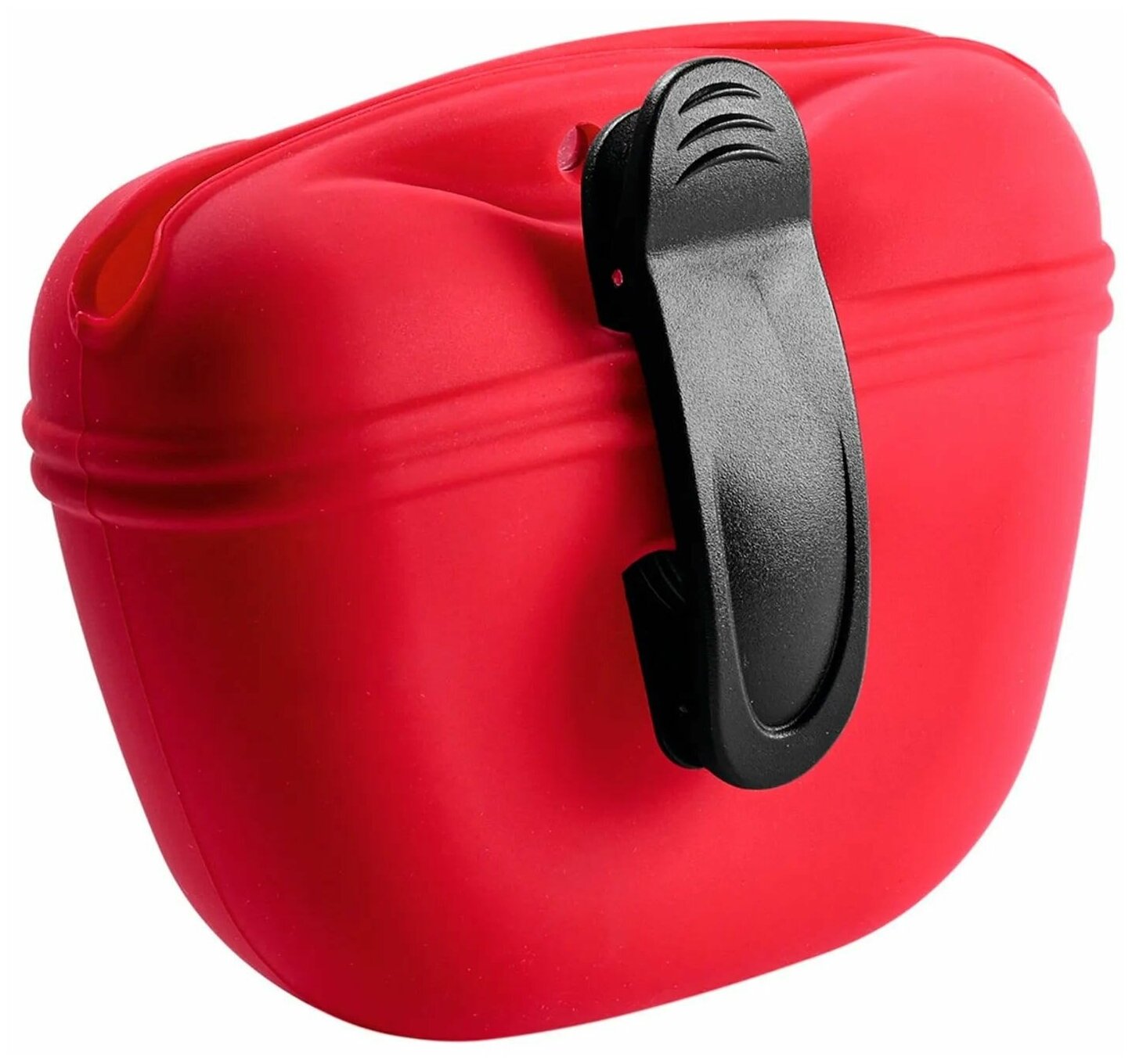 Hunter силиконовая сумочка для лакомств Lugo, с магнитным замком, цвет красный - фотография № 3