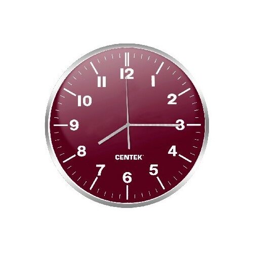 Часы настенные Centek СТ-7100 красный