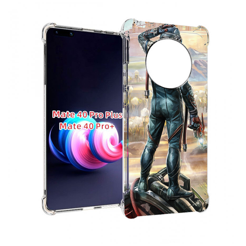 Чехол MyPads the-outer-worlds для Huawei Mate 40 Pro+ Plus задняя-панель-накладка-бампер