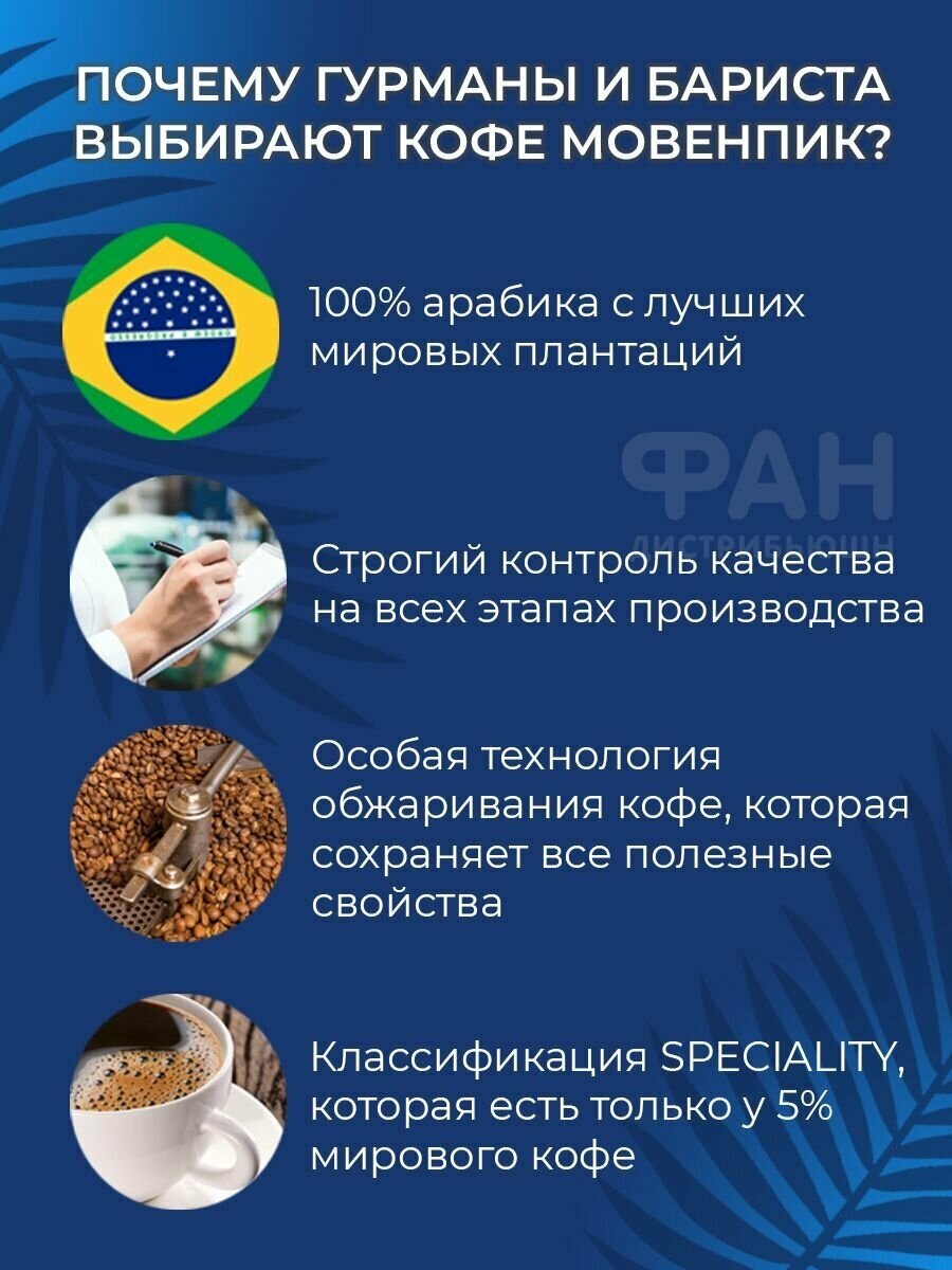 Movenpick Espresso Ristretto 10 капсул по 5,7г (Алюминиевые капсулы) - фотография № 4