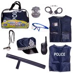 Игровой набор Junfa Полиция в сумке (с формой и аксессуарами) - изображение