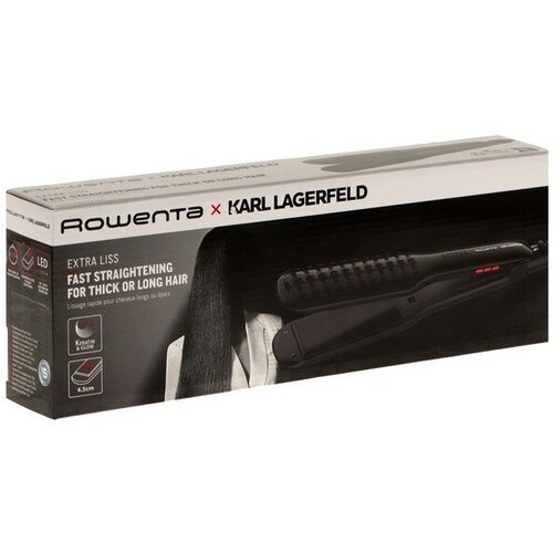 Выпрямитель Rowenta SF411LF0 покрытие кератинтурмалин 130-230С чёрный 9861867 471500₽