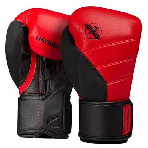 Боксерские перчатки Hayabusa T3 Red/Black (14 унций)