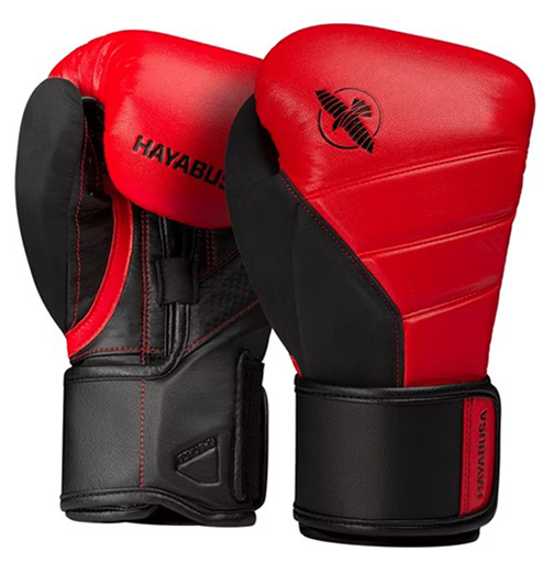 Боксерские перчатки Hayabusa T3 Red/Black (12 унций)