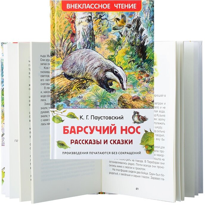 Паустовский К. Г. Паустовский К. Барсучий нос.Рассказы и сказки (ВЧ) - фотография № 4