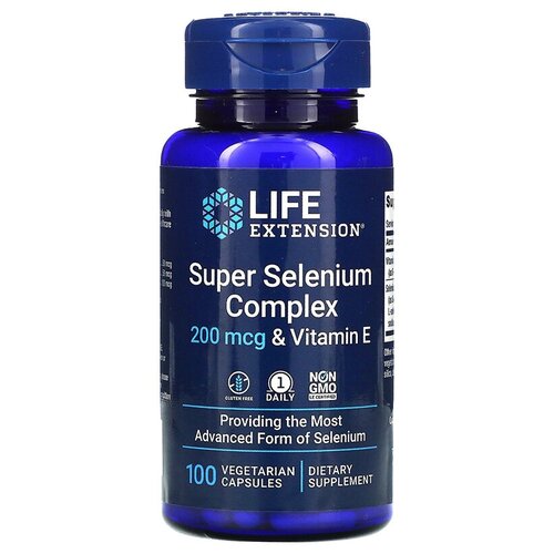 LIFE Extension Super Selenium Complex 200 mcg, 100 капс.