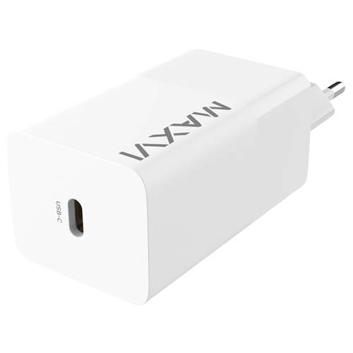 Сетевое зарядное устройство Maxvi 65W GAN A481GN Белый сетевое зарядное устройство maxvi a481gn usb c белый