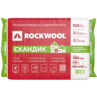 Теплоизоляция Rockwool Лайт Баттс Скандик,100 мм