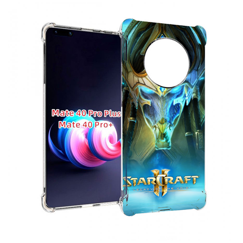 Чехол MyPads StarCraft II Legacy of the Void для Huawei Mate 40 Pro+ Plus задняя-панель-накладка-бампер