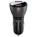 Автомобильное зарядное устройство ACEFAST B7 metal car charger 45W USB-A + USB-A with digital display