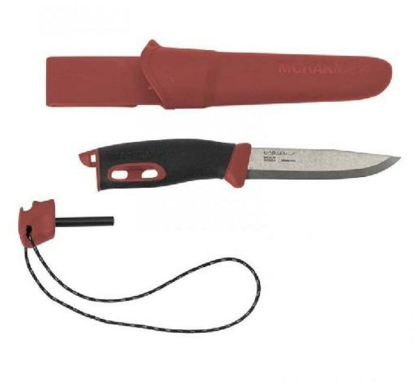 Нож Morakniv Companion Spark Red, нержавеющая сталь, 13571