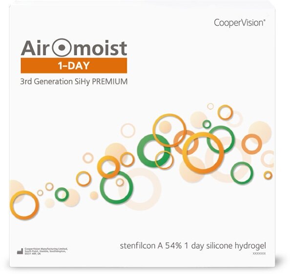 AIROMOIST 1-Day Premium 90 шт -01.25 R 8.4 прозр.