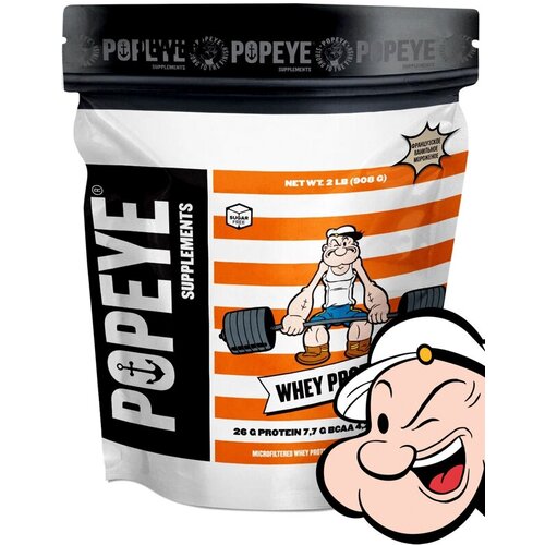 Протеин Popeye Supplements Whey Protein - 908 грамм, французское ванильное мороженое popeye протеин французское ванильное мороженое пакет 908 гр