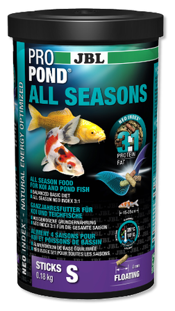 Сухой корм для рыб JBL ProPond All Seasons S, 24 л, 4.3 кг - фотография № 16