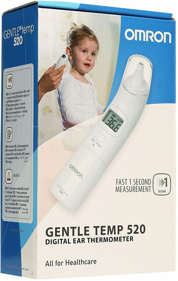 Инфракрасный ушной термометр Omron Gentle Temp 520 - фото №19
