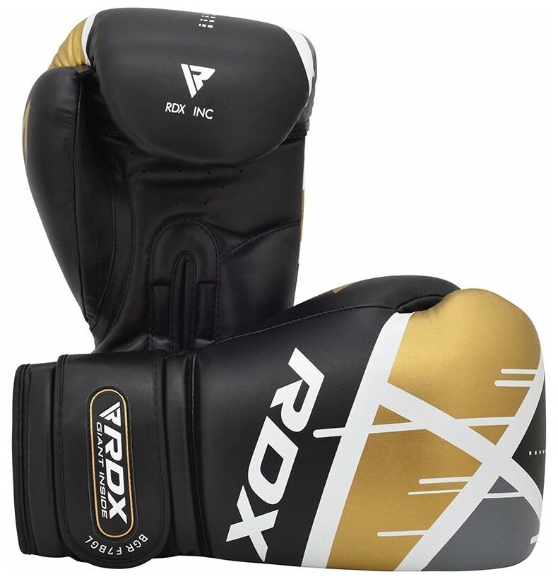 Боксёрские перчатки RDX BGR-F7 Black Golden - RDX - Черный - 16 oz
