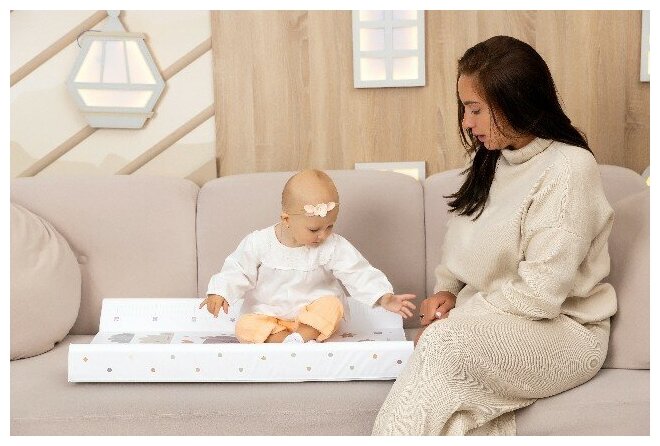 Матрас для пеленания BabyCare "Медвежонок" на твердой основе, 80х47см, бежевый Baby Care - фото №2