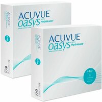 Контактные линзы ACUVUE OASYS 1-Day with HydraLuxe, 90 шт., R 9, D -5, 2 уп.