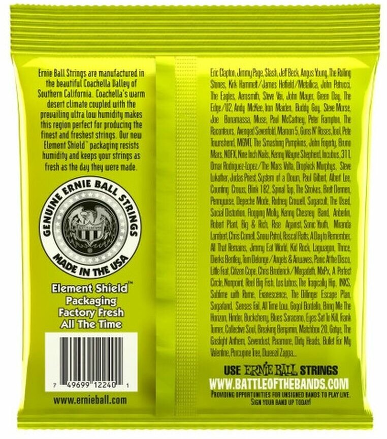 Струны для электрогитары Ernie Ball 2240 — фото 1